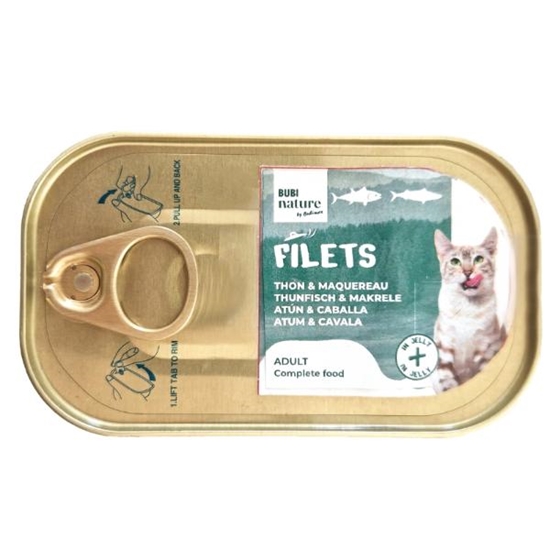 Picture of Bubi Nature Tuna & Mackerel in Jelly 85g | Adult Cat
